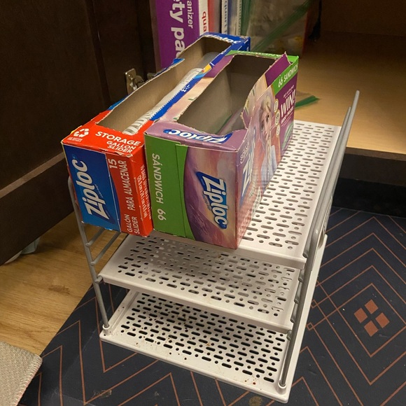 YouCopia UpSpace Adjustable Box Organizer for Foil Wrap Kitchen Cabinet Storage - Picture 9 of 11